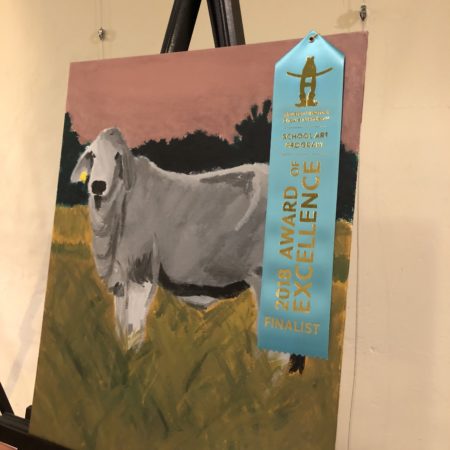 Livestock and Rodeo Art Show with participating Schools. Docents: L.Cejka, G. Bundy, M. Mahi, A. Vickers, & A. Riske. Baking: Gwen Bundy.
