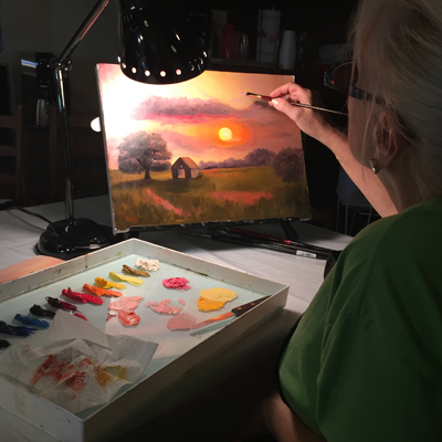 Spotlight on the Arts featuring Debbie Halling, Contemporary Oil Painter